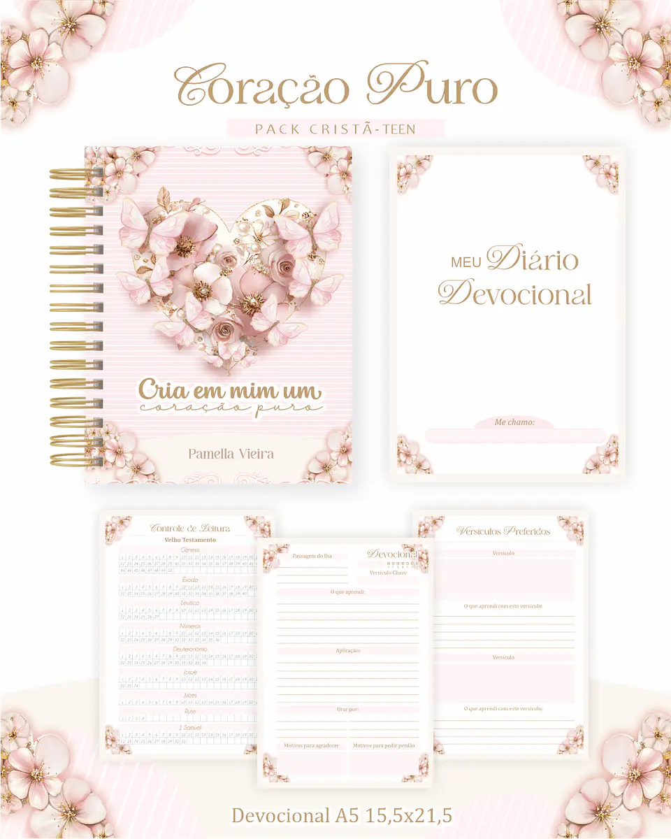 Arquivo Digital Pack Cristã Coração Puro 3