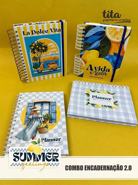 Arquivo Digital Summer Feelings – Combo Encadernação