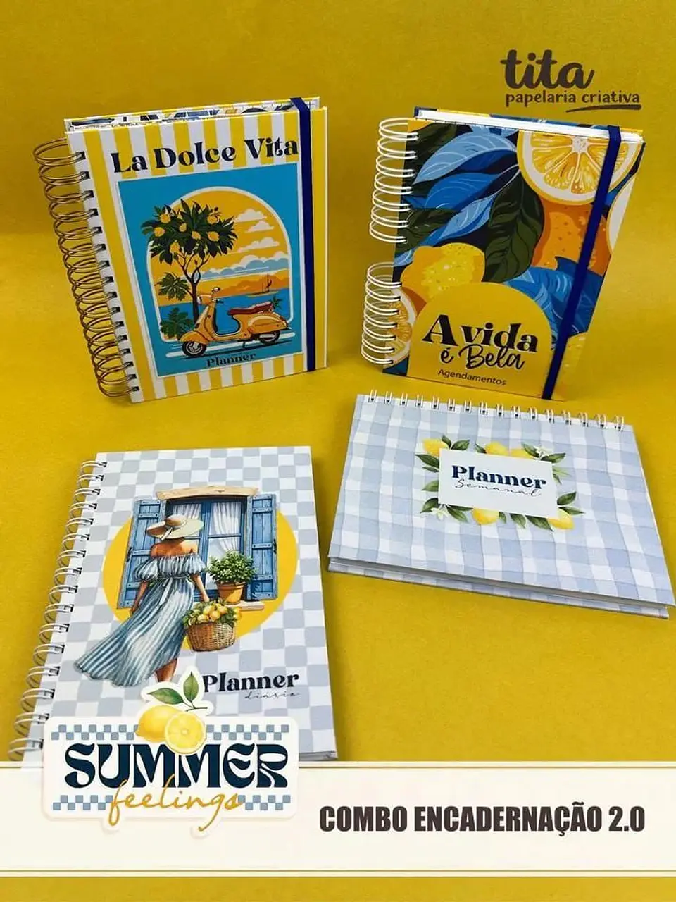 Arquivo Digital Summer Feelings – Combo Encadernação 1