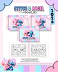 Kit Digital Encadernação - Stitch e Angel Love 2026 - Thumbnail 3