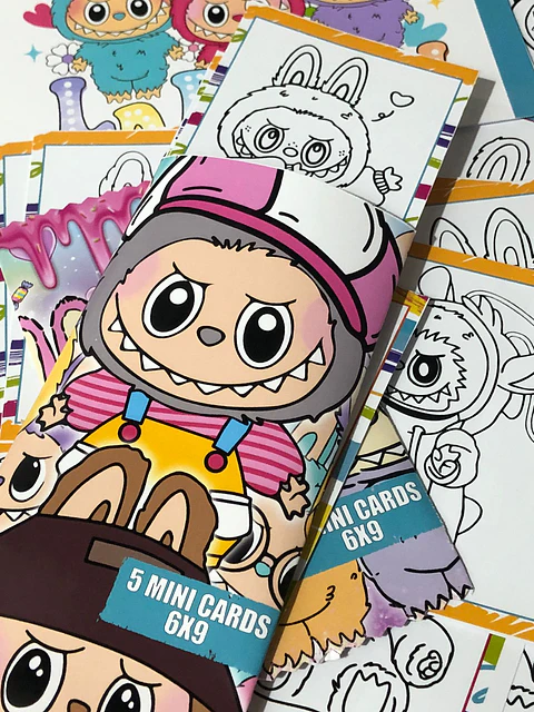 Arquivo de Corte Arte Figurinha Labubu