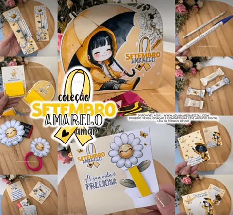 Arquivo de Corte Coleção Setembro Amarelo Amar 2024