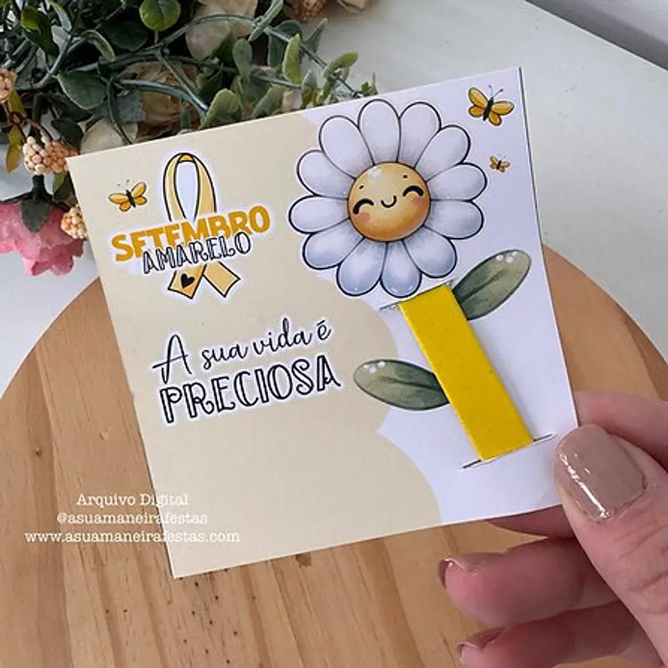 Arquivo de Corte Coleção Setembro Amarelo Amar 2024 4