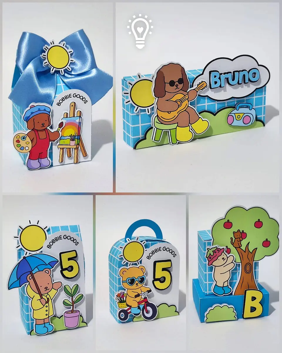 Arquivo de Corte Kit Festa Bobbie Goods 1