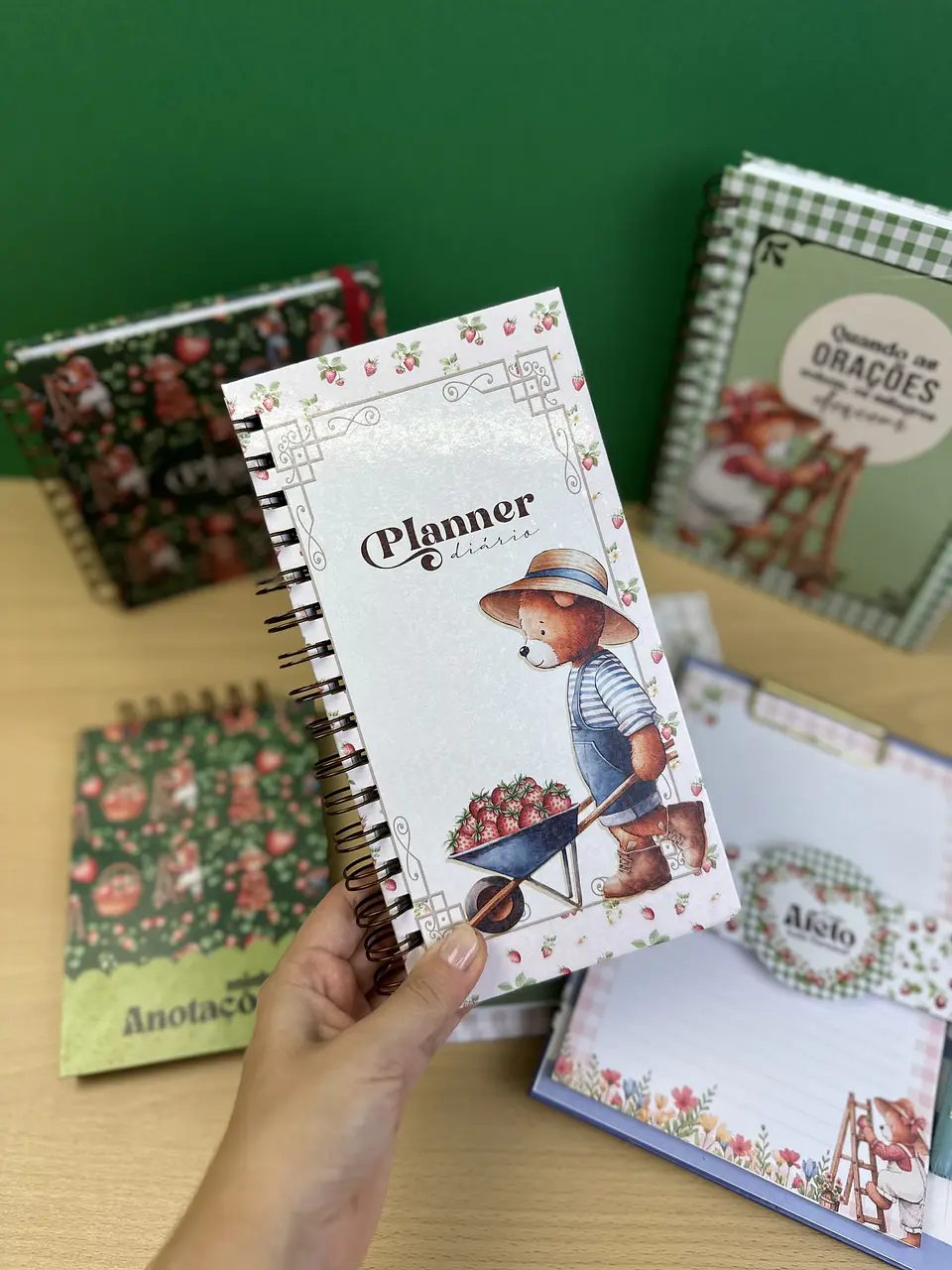 Arquivo Digital Combo Encadernação Doce Morango 4