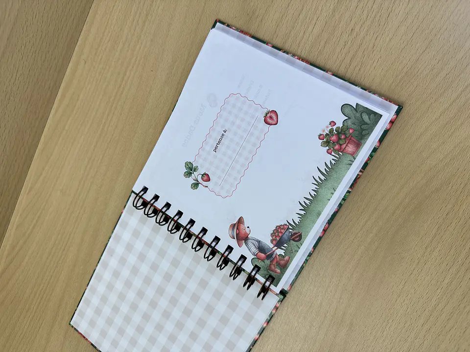 Arquivo Digital Combo Encadernação Doce Morango 8