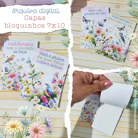 Arquivo Digital Capas Bloquinho 7x10