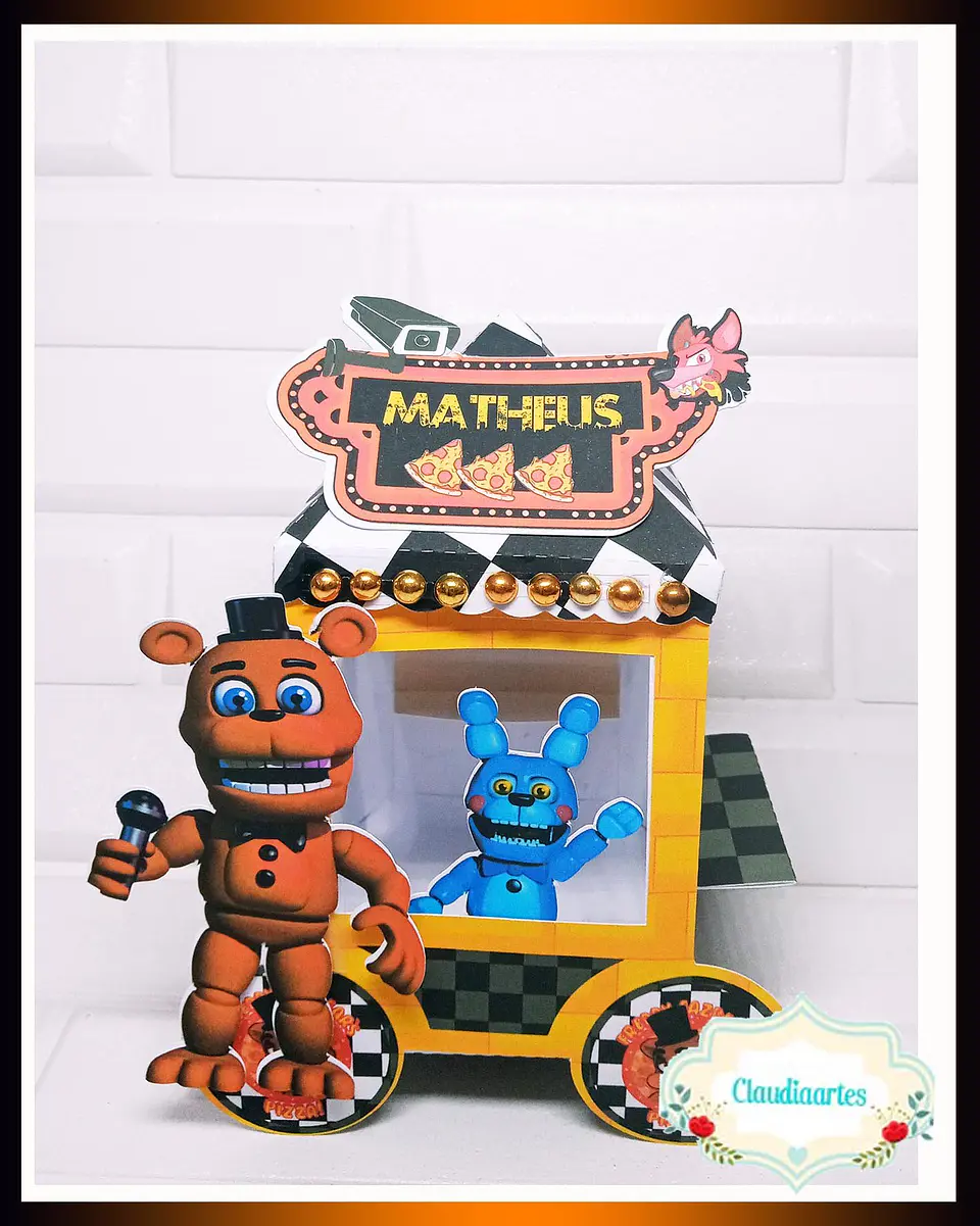 Arquivo de Corte Kit Festa Five Night at Freddy's 3
