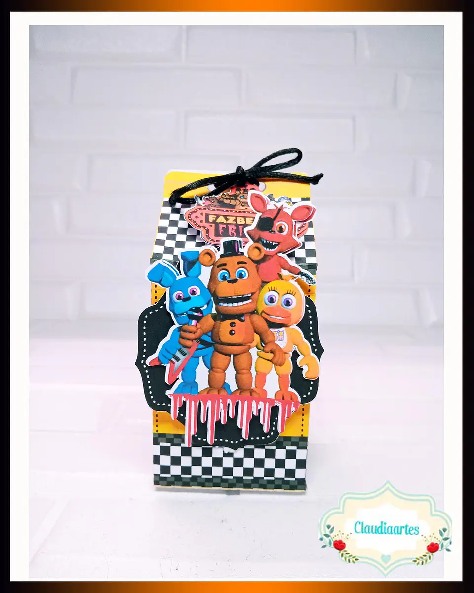 Arquivo de Corte Kit Festa Five Night at Freddy's 5