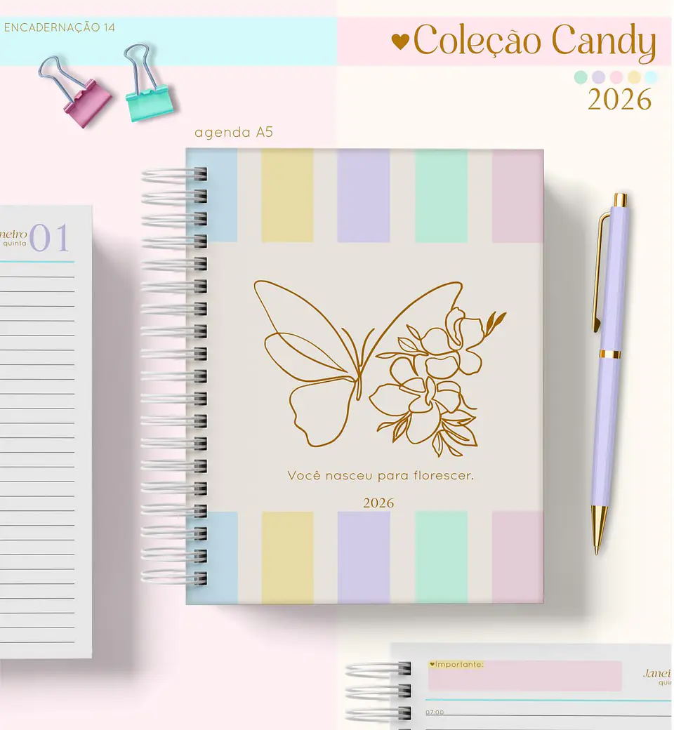 Arquivo Digital Coleção Agenda A5 Candy 2026 3
