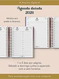Arquivo Digital Miolo Agenda Vintage Datada 2026 - Thumbnail 1