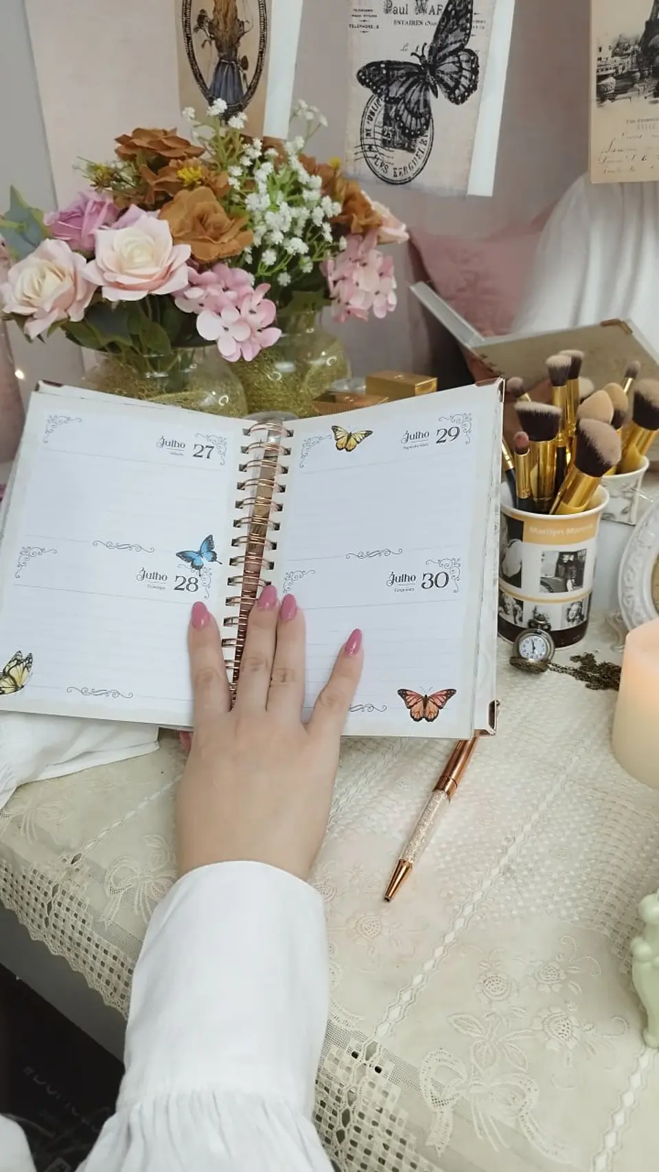 Arquivo Digital Miolo Agenda Vintage Datada 2026 6