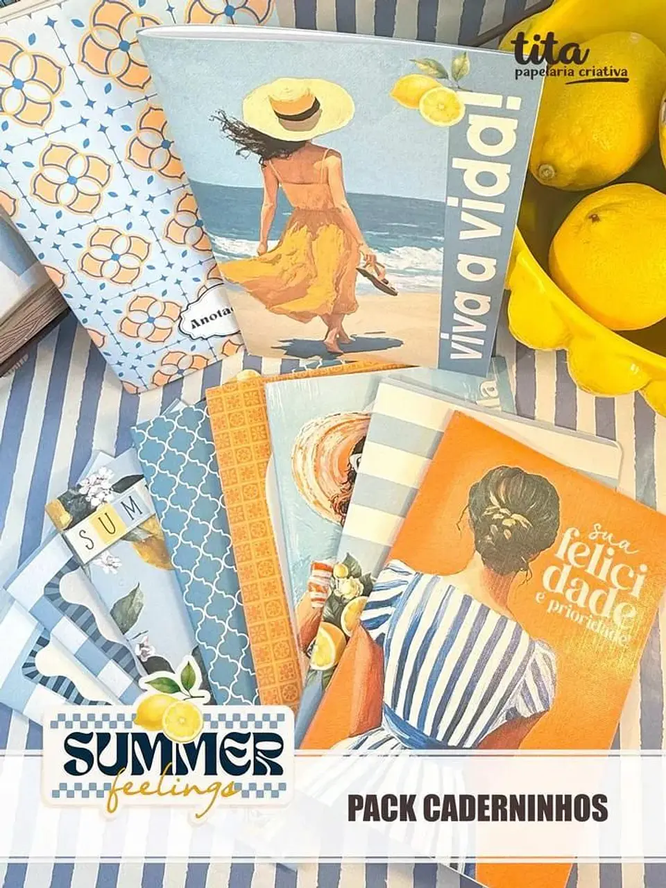 Arquivo Digital Pack Caderninho Summer Feelings 1