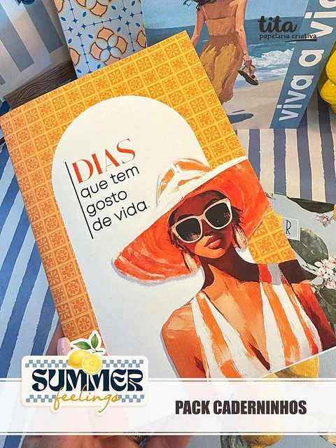 Arquivo Digital Pack Caderninho Summer Feelings