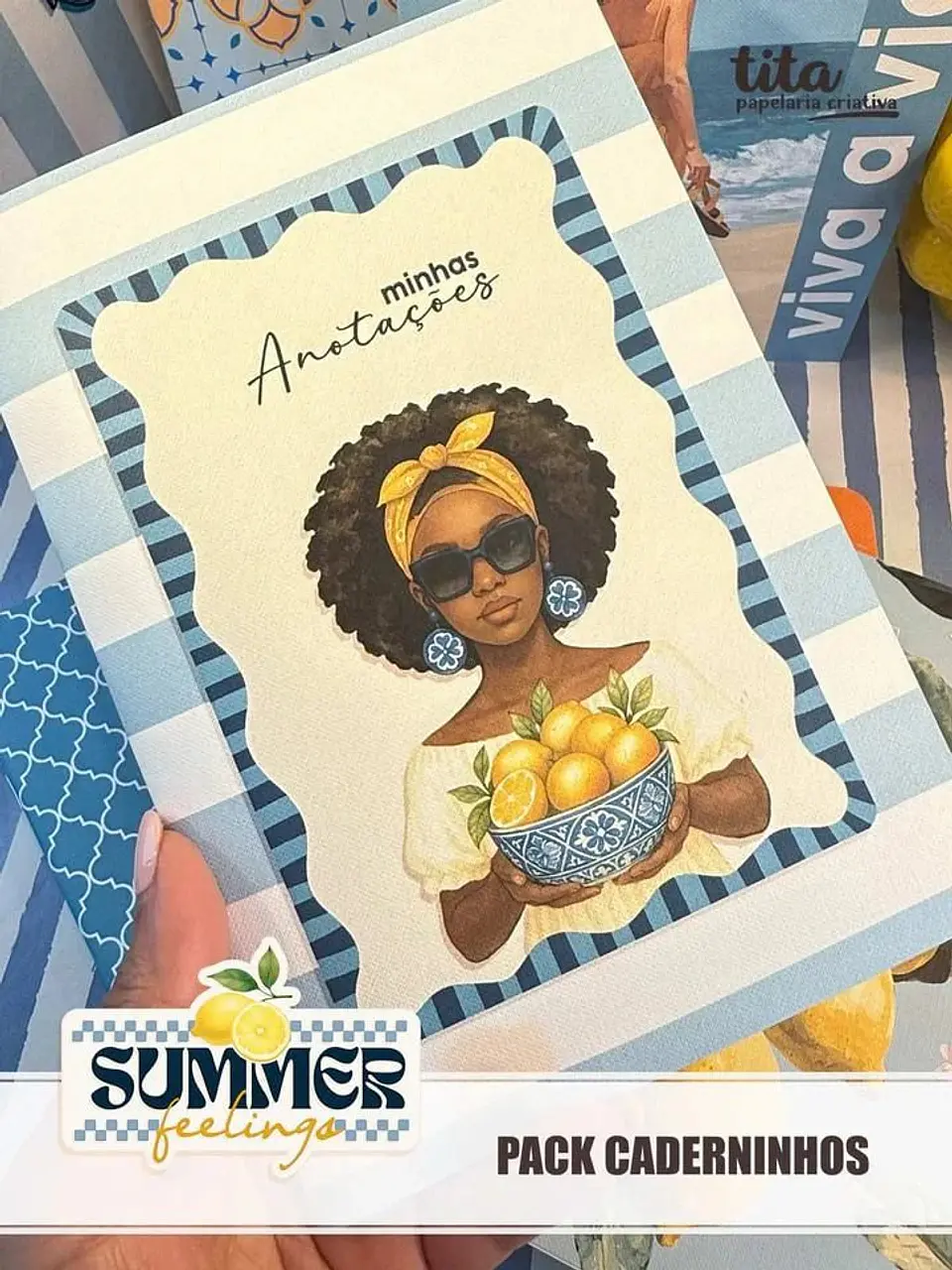 Arquivo Digital Pack Caderninho Summer Feelings 4