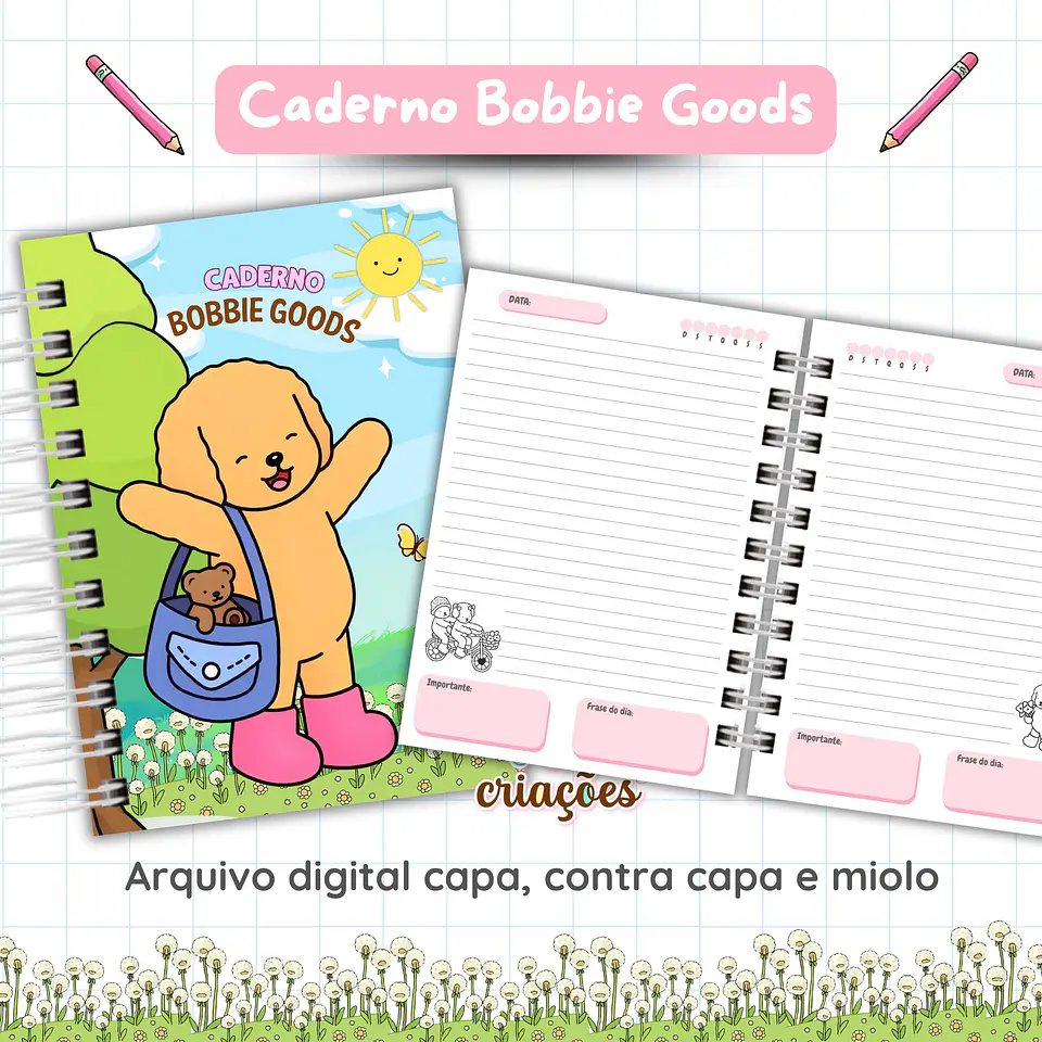 Arquivo Digital Caderno Bobbie Goods 1