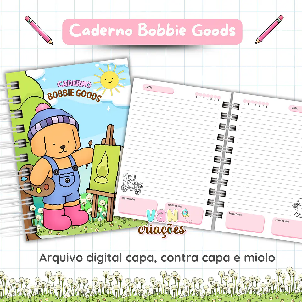 Arquivo Digital Caderno Bobbie Goods 2