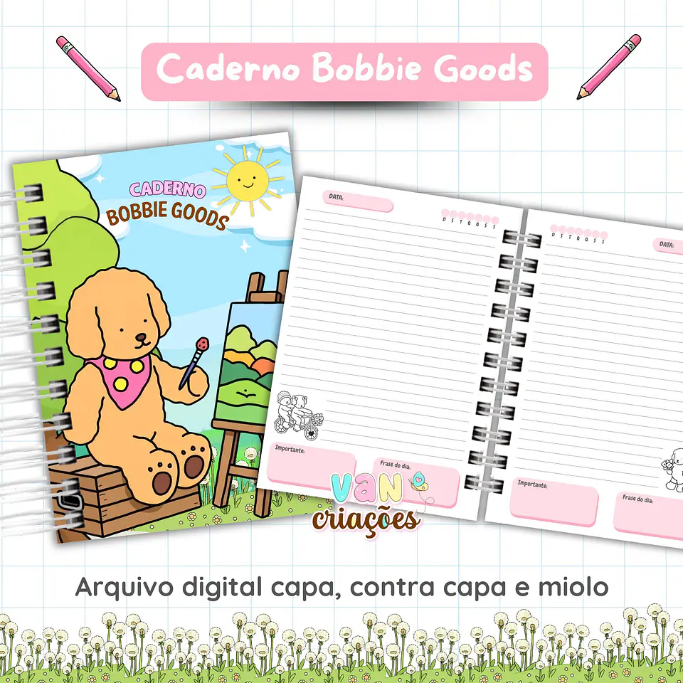 Arquivo Digital Caderno Bobbie Goods 4