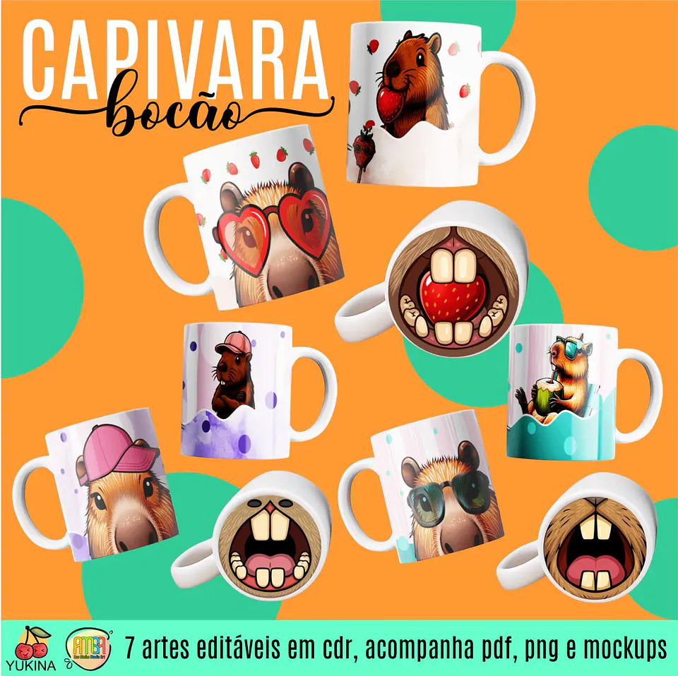 Arquivo Digital Canecas Capivara Bocão 1