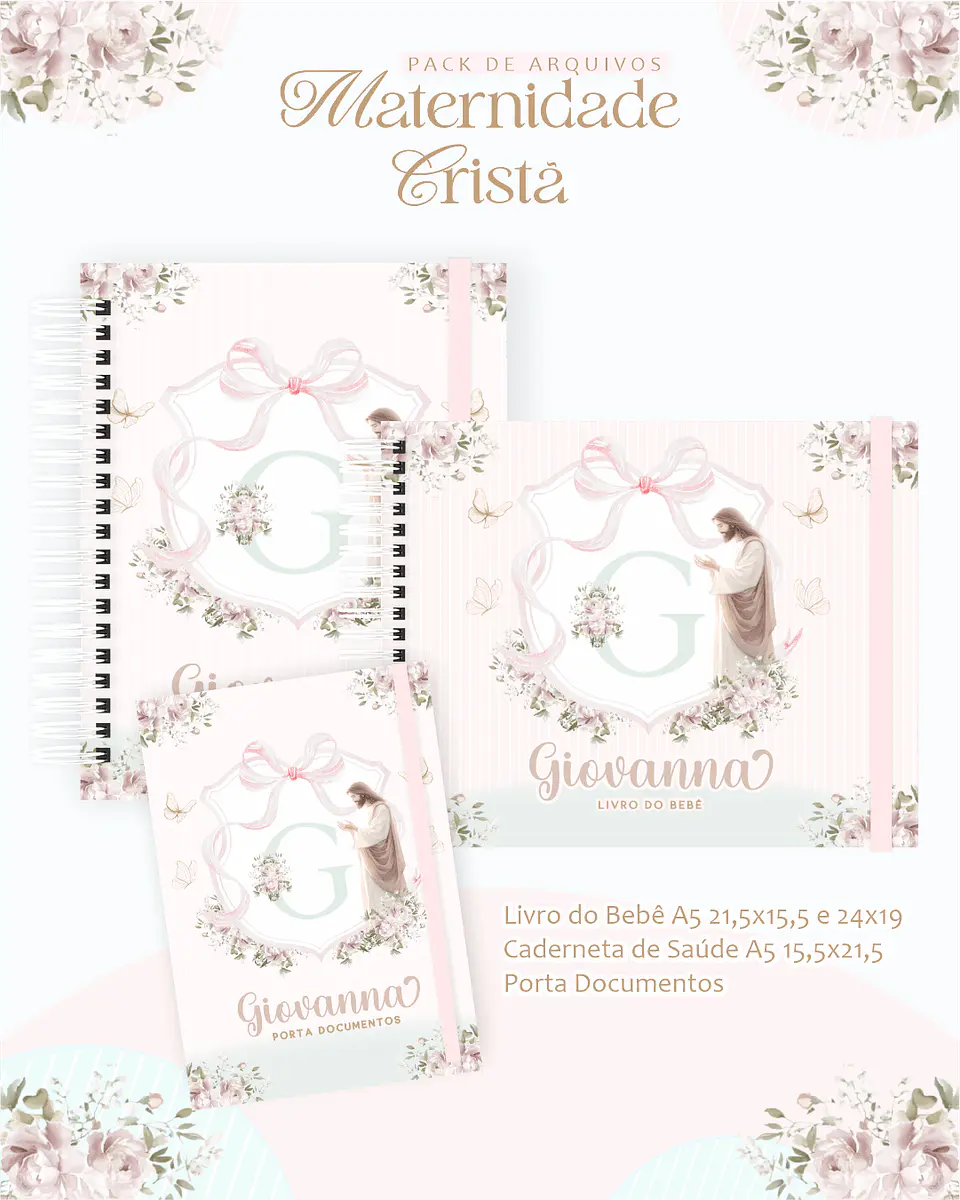 Arquivo Digital Maternidade Cristã Monograma Jesus 1