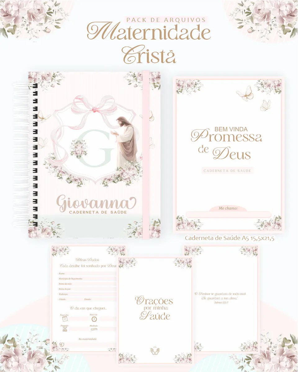 Arquivo Digital Maternidade Cristã Monograma Jesus 3