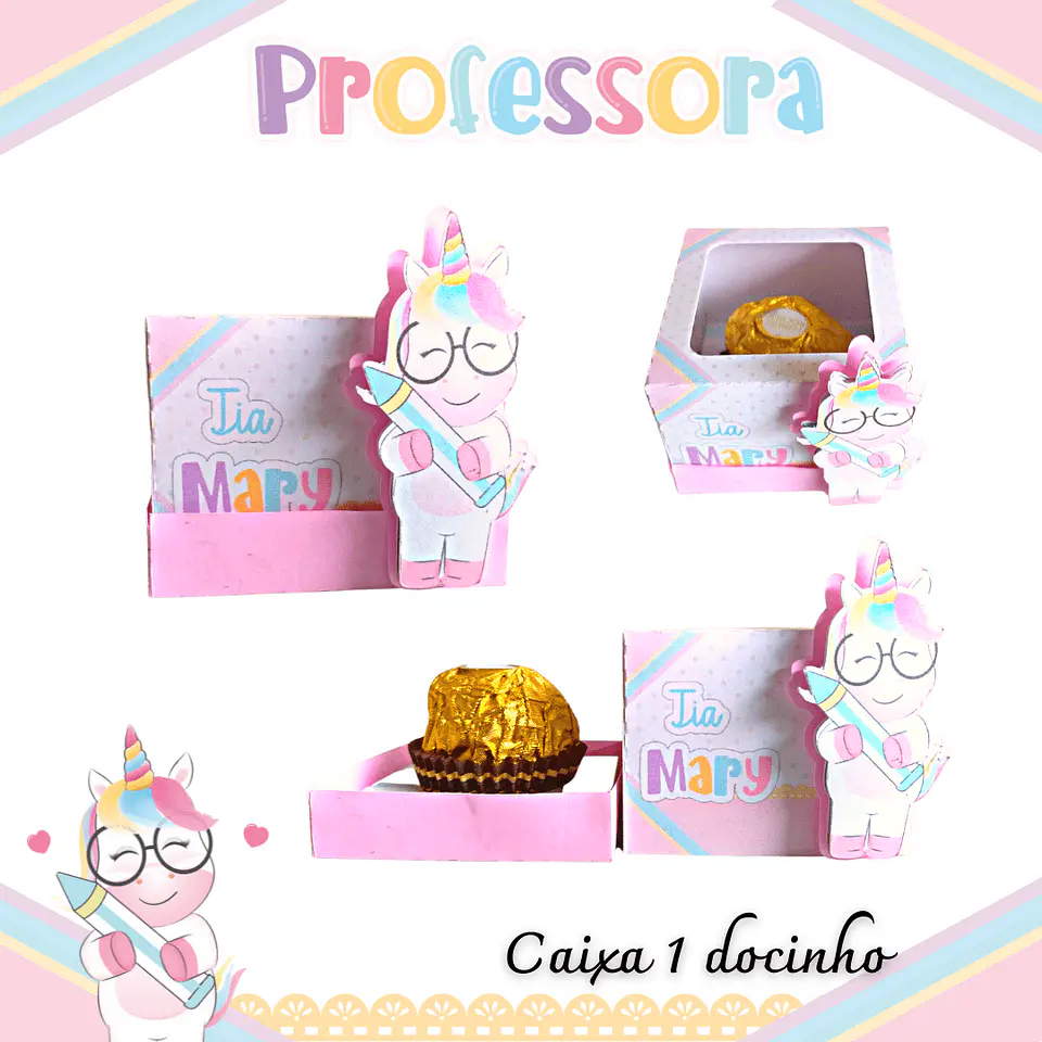 Arquivo de Corte Kit Dia dos Professores Unicornio 9