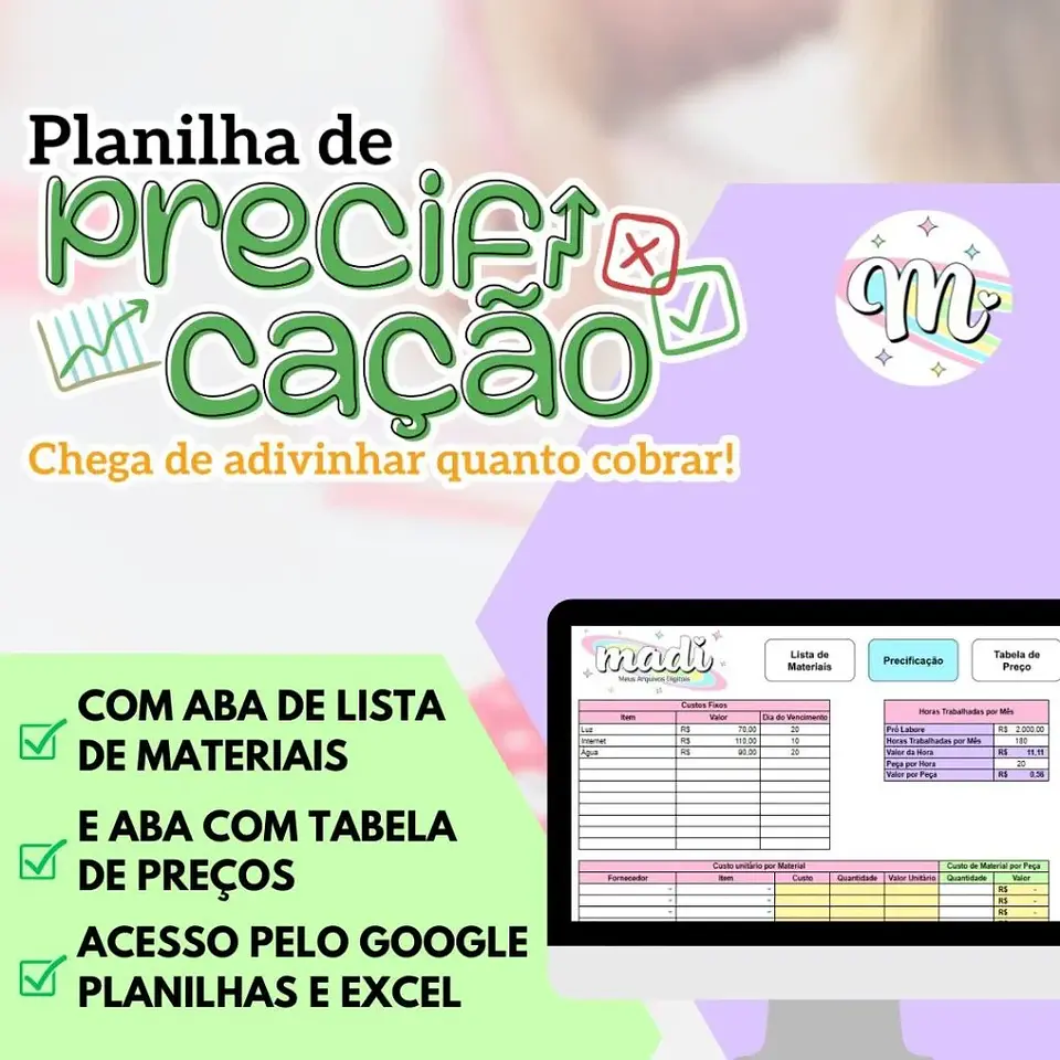 Arquivo Digital Planilha de Precificação 1
