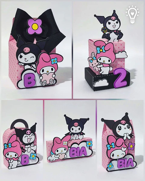 Arquivo de Corte Kit Festa Turma da Hello Kitty