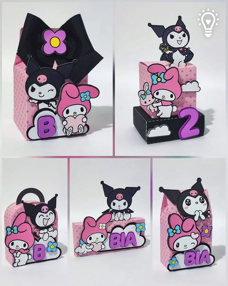Arquivo de Corte Kit Festa Turma da Hello Kitty 1