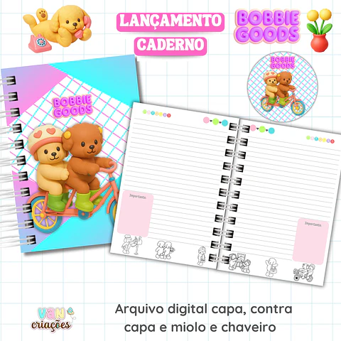 Arquivo Digital Coleção Caderno Bobbie Goods