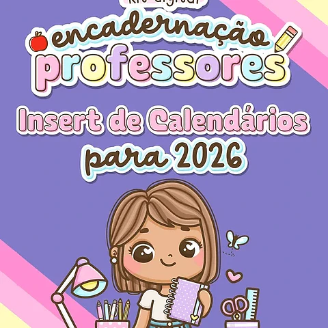 Arquivo Digital Insert de Calendários 2026 Professores