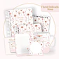 Arquivo Digital Capas e Miolos Floral Delicado Rosa - Thumbnail 1