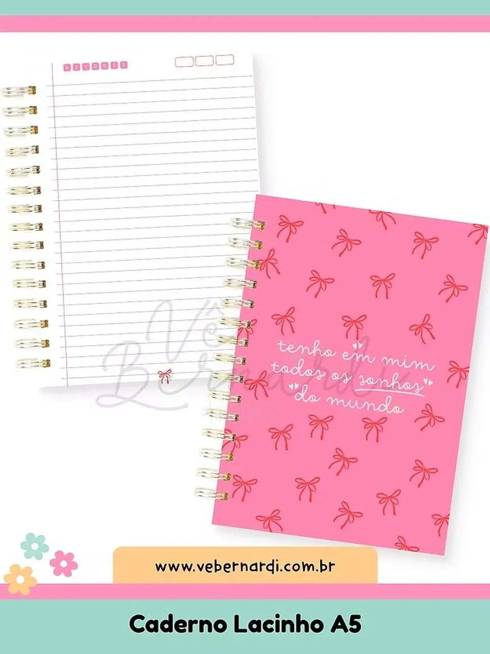 Arquivo Digital Caderno A5 Lacinho 2026 1