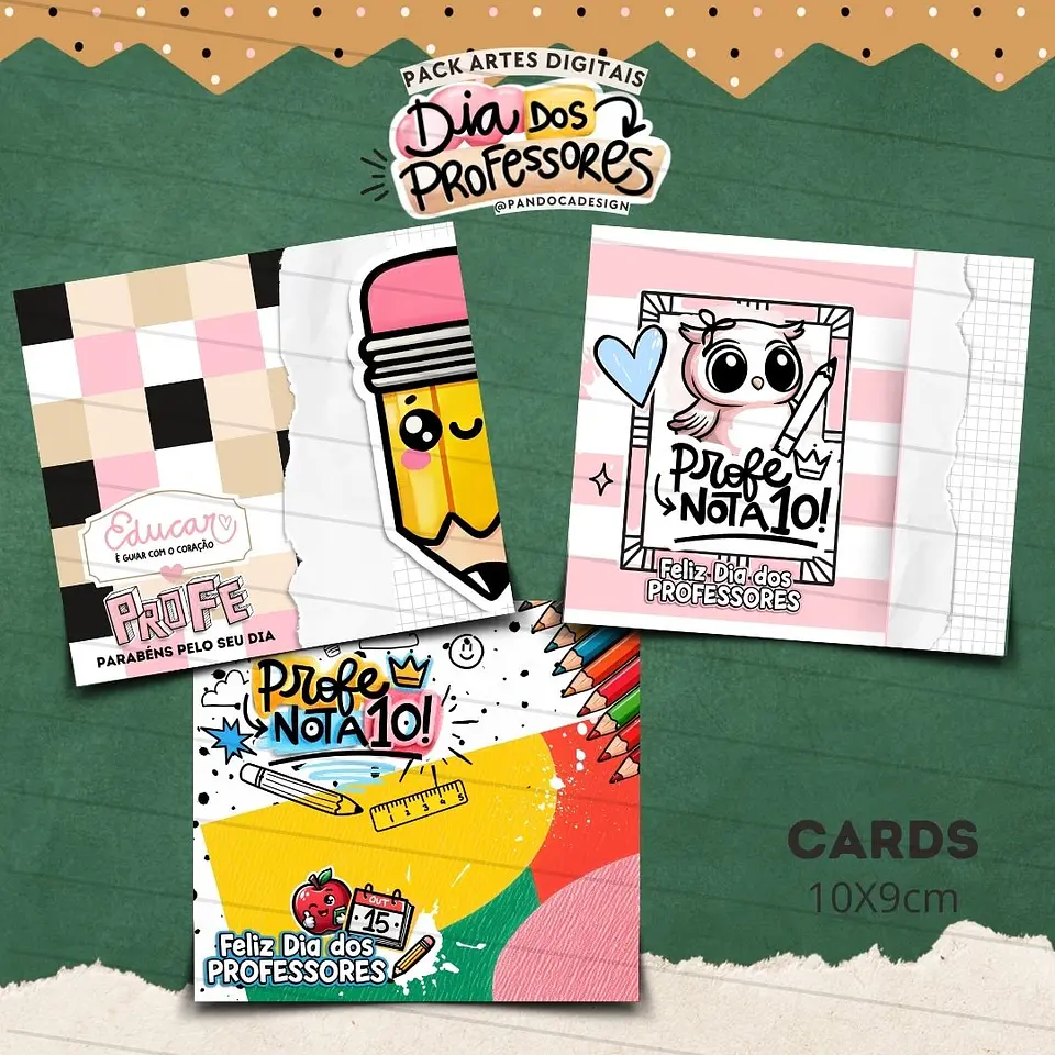 Pack Artes Digitais Dia dos Professores 2024 6