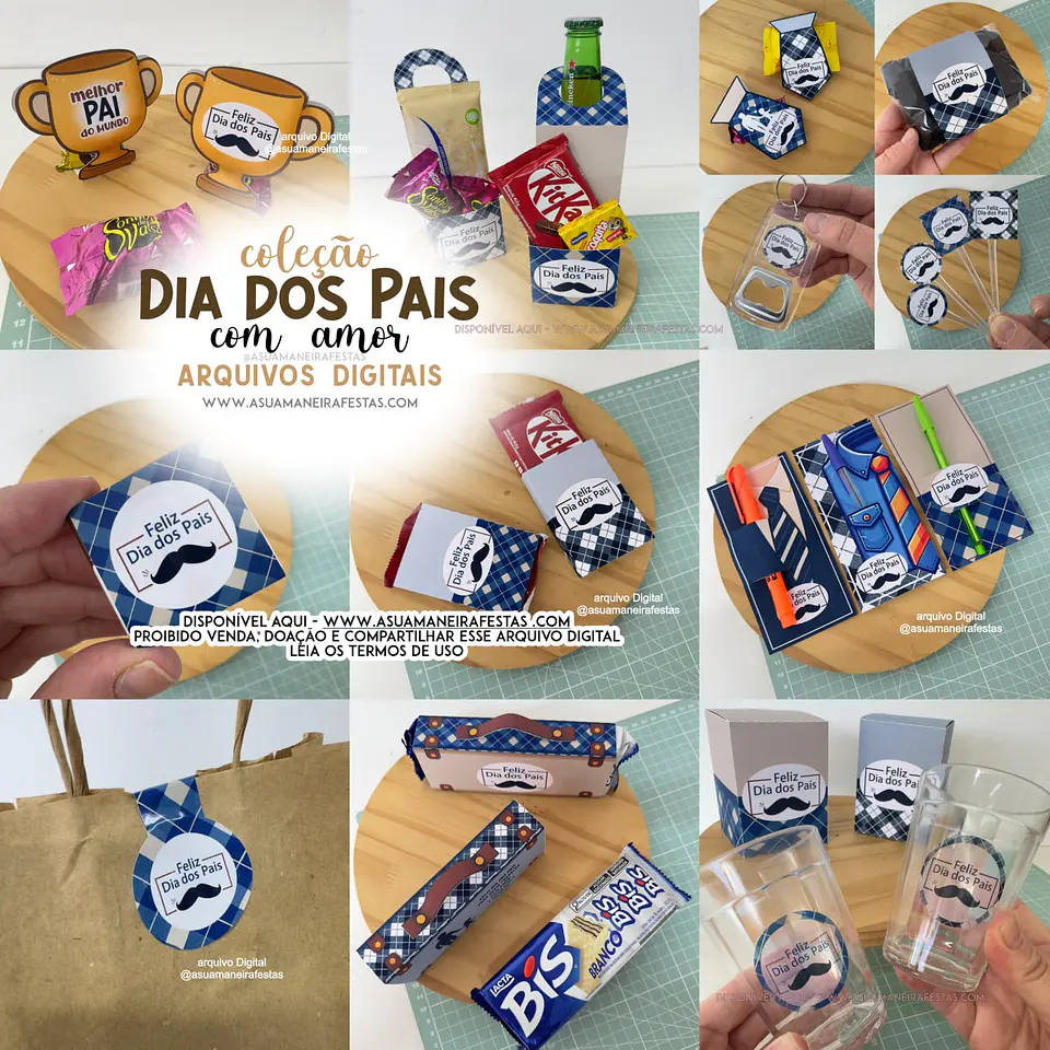Arquivo de Corte Coleção Dia dos Pais com Amor 1