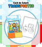 Arquivo Digital Livro + Card de Colorir Meios de Transporte - Thumbnail 2