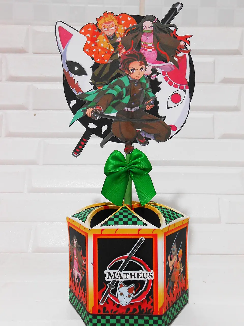 Arquivo de Corte Kit Festa Demon Slayer 6