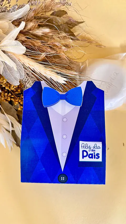 Arquivo de Corte Caixa Porta Sabonete Dia dos Pais