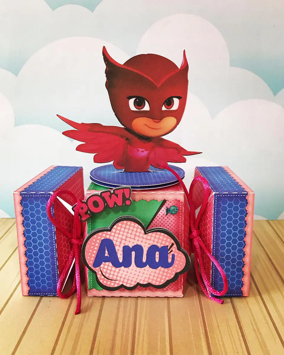 Arquivo de Corte Kit Festa PJ Mask 8