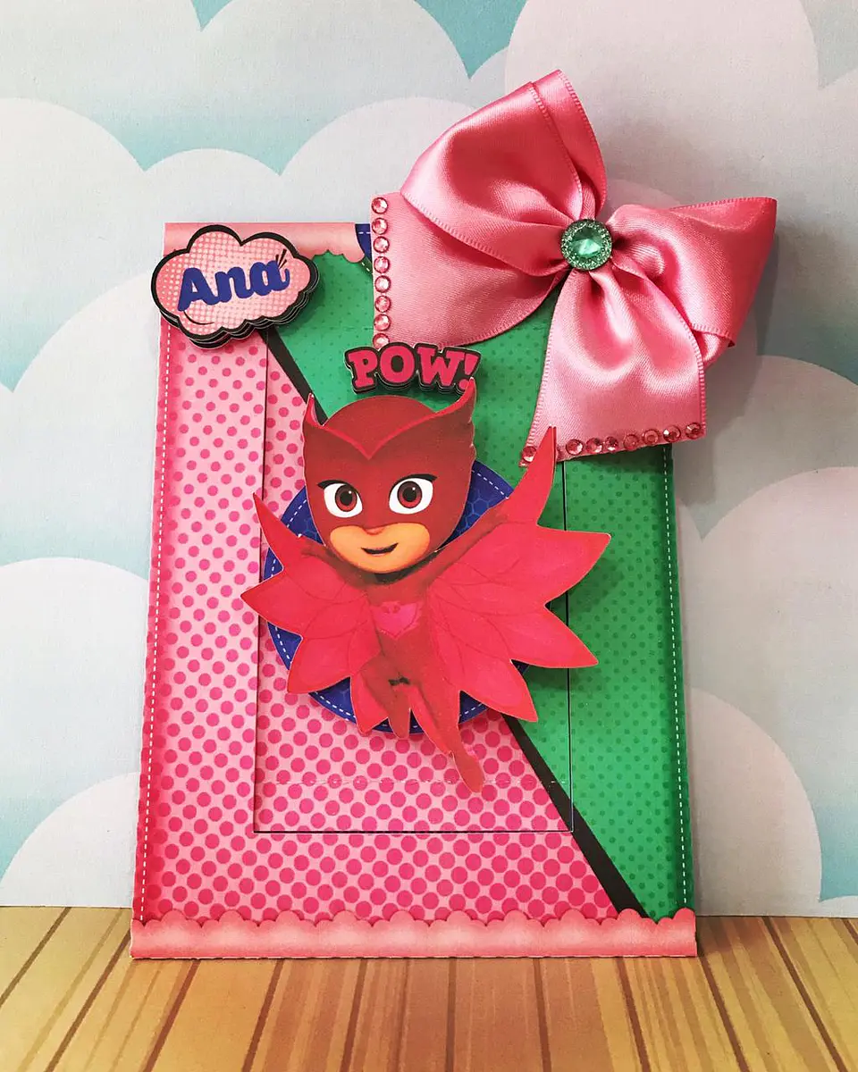 Arquivo de Corte Kit Festa PJ Mask 9