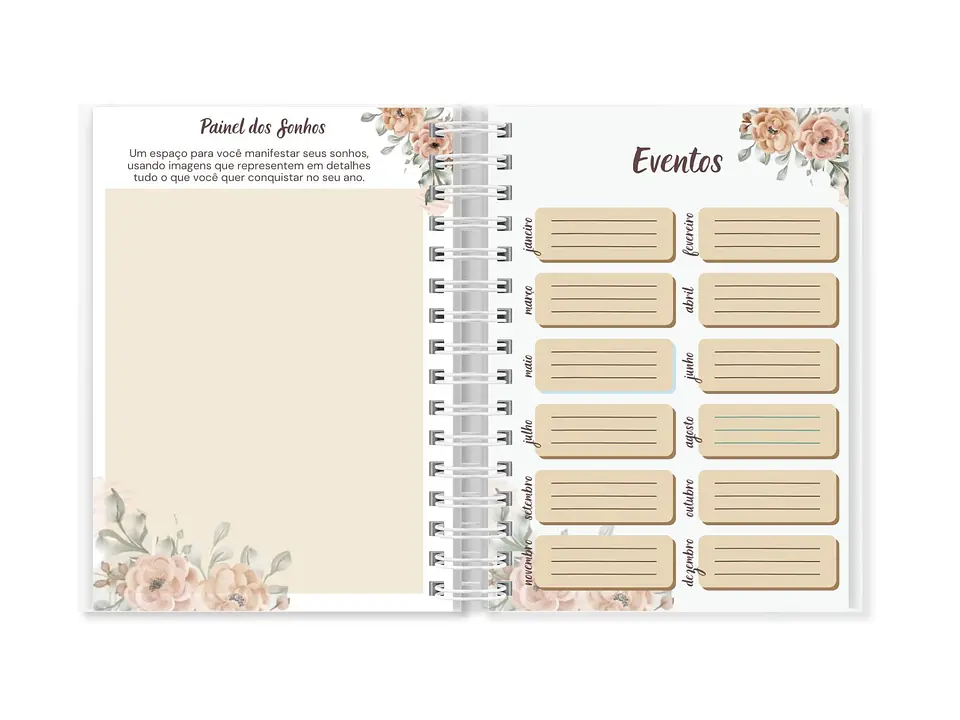 Arquivo Digital Devocional Janela Floral Editavel no Canva 2