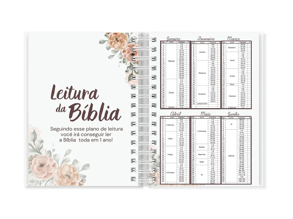 Arquivo Digital Devocional Janela Floral Editavel no Canva 3