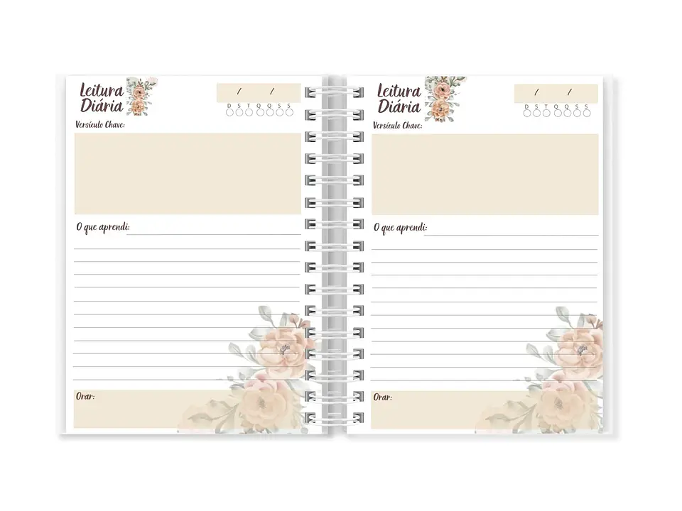 Arquivo Digital Devocional Janela Floral Editavel no Canva 4