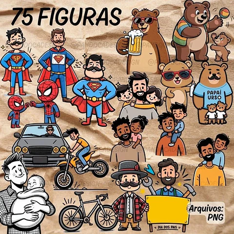 Arquivo Digital Mini Pack Dia dos Pais 2025