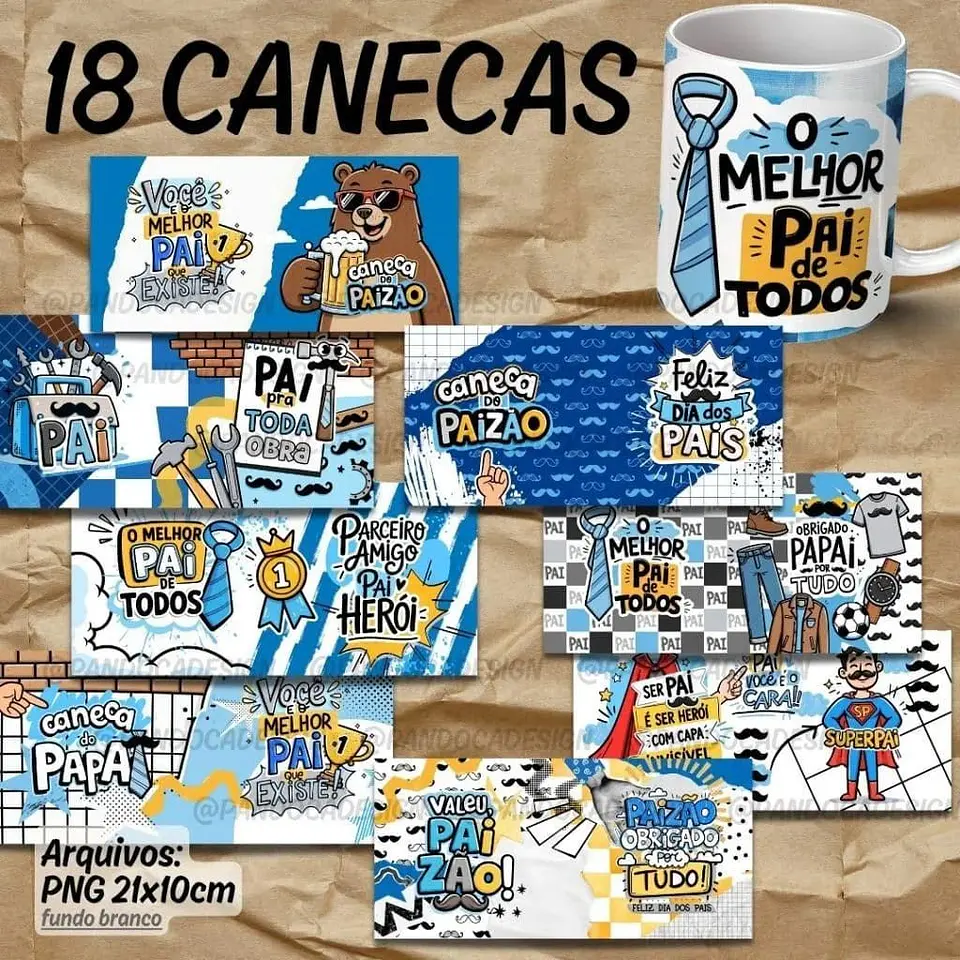 Arquivo Digital Mini Pack Dia dos Pais 2025 5
