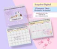 Arquivo Digital Planner Duo Mensal e Semanal Gatinhos - Thumbnail 1