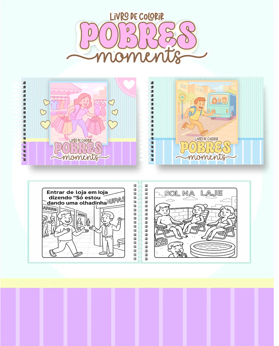 Arquivo Digital Livro de Colorir Pobres Moments 1