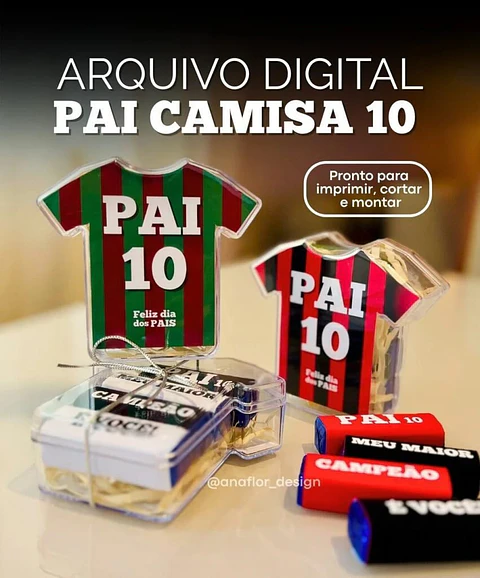 Arquivo de Corte Pai Camisa 10