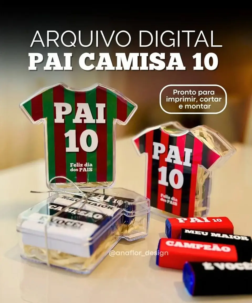 Arquivo de Corte Pai Camisa 10 1