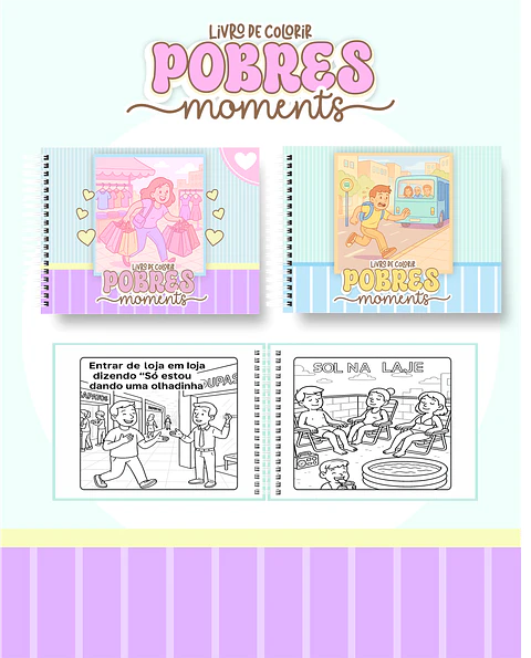 Arquivo Digital Livro de Colorir Pobres Moments